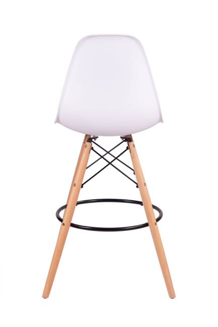 Дизайнерский стул Сильва бежевый, основание черный металл