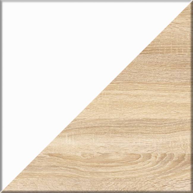 Тумба прикроватная Мори ТПМ400.1 цвет дуб сонома/белый