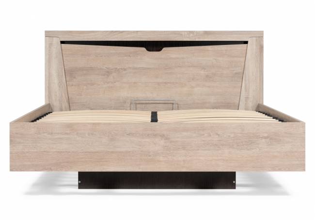 Кровать Магантия 160х200 с ПМ парящая дуб баррик