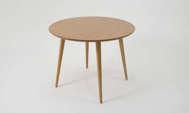 Стол Монте К 100 натур со стульями Франк натур велюр коричневый