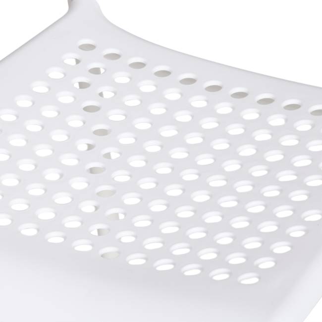 Стул Адде/Adde (мод.C-049)/1 шт. в упаковке металл/пластик, белый, 39х49х78см белый металл/пластик