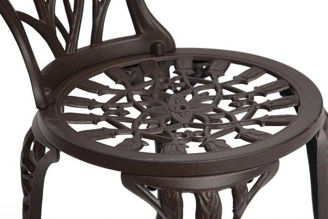 Комплект Secret de Maison Вальс Цветов/Waltz of Flowers (стол+2 стула) алюминиевый сплав, D60/H67, 47х41х86см, бронзовый бронза/bronze алюминиевый сплав Комплект Secret de Maison Вальс Цветов/Waltz of Flowers (стол+2 стула) алюминиевый сплав, D60/H67, 47х41х86см, бронзовый бронза/bronze алюминиевый сплав