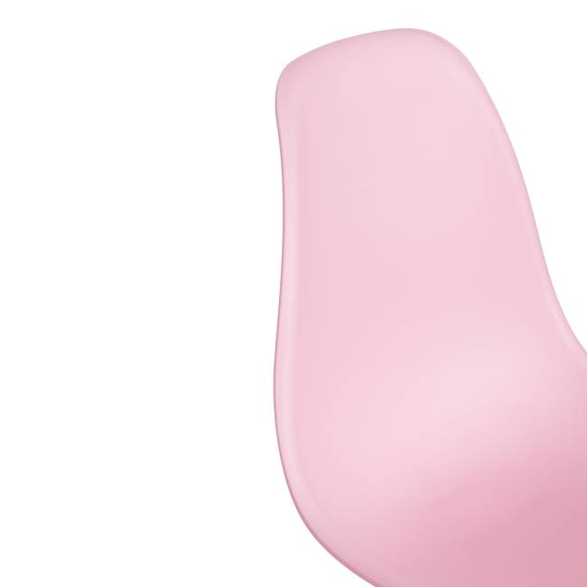 Стул Синди Имс/Cindy Eames (мод.001)/1 шт. в упаковке дерево бук/металл/сиденье пластик, 51х46х82.5см, светло-розовый светло-розовый/light pink дерево бук/металл/сиденье пластик