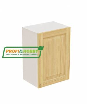 Шкаф навесной 500х340х720 + фасад сосна бесцветный лак Шкаф навесной 500х340х720 + фасад сосна бесцветный лак