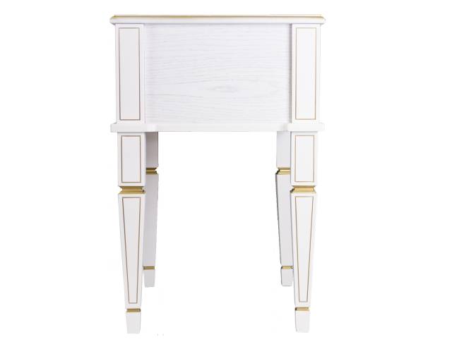 Тумба Васко В 118Н белый ясень/золото Тумба Васко В 118Н белый ясень/золото