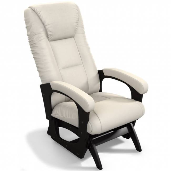 Кресло- маятниковое «ЛЕОН», экокожа крем