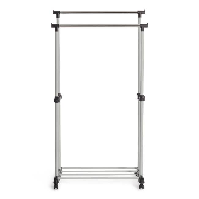 Вешалка Джет/Jet металл, пластик, 86х44х166см, черный/светло-серый/хром черный/светло-серый/хром металл, пластик