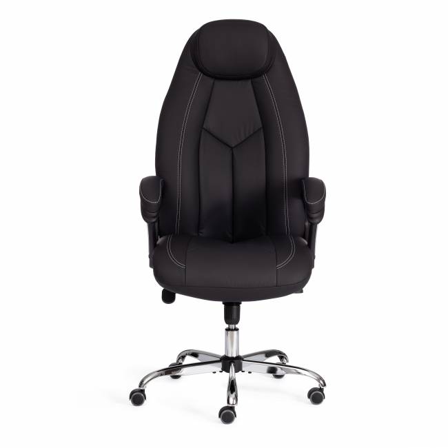 Кресло Босс Люкс/Boss Lux кож/зам, черный, 36-6 черный кож/зам