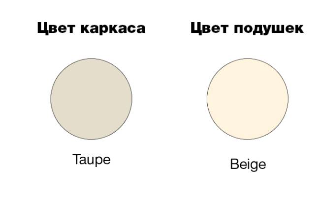 Комплект пластиковой мебели Mykonos XL бежевый, бежевый