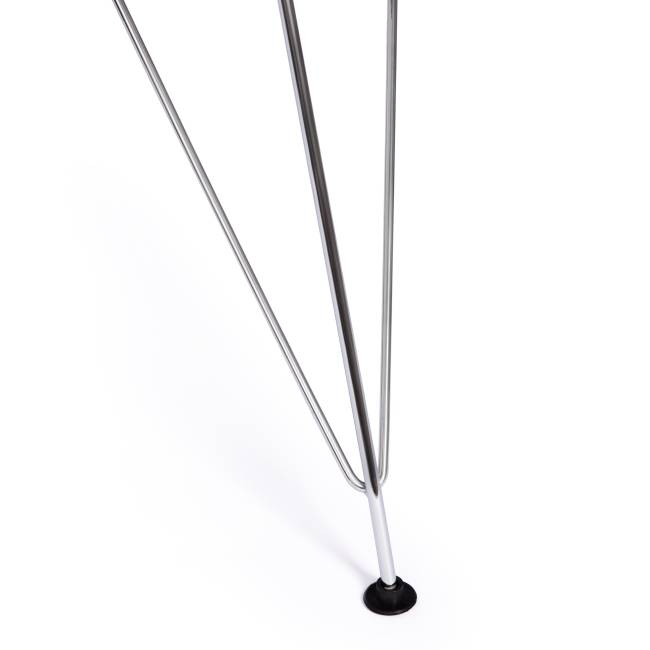 Стул Тулип Айрон Чаир/Tulip Iron Chair (мод.EC-123) металл/пластик, 54,5х48х83,5см, серый (Комплект из 4 шт.) серый металл/пластик