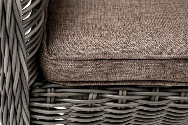 "Эспрессо - 80 R" обеденная группа плетеная, цвет графит