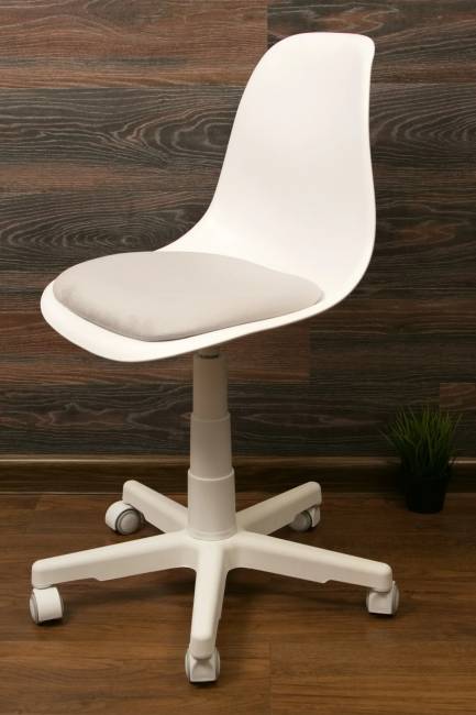 Кресло компьютерное Смузи белый/серый Кресло компьютерное Смузи белый/серый