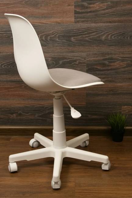 Кресло компьютерное Смузи белый/серый Кресло компьютерное Смузи белый/серый