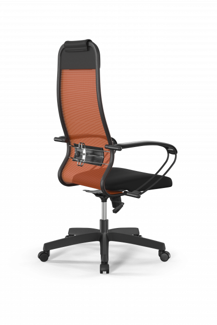 Кресло Sit 10 B1-111K - X2+UMF(X1) /Ub00/Wh00/K1bL(M09.B02.G15.W01), оранжевый-черный