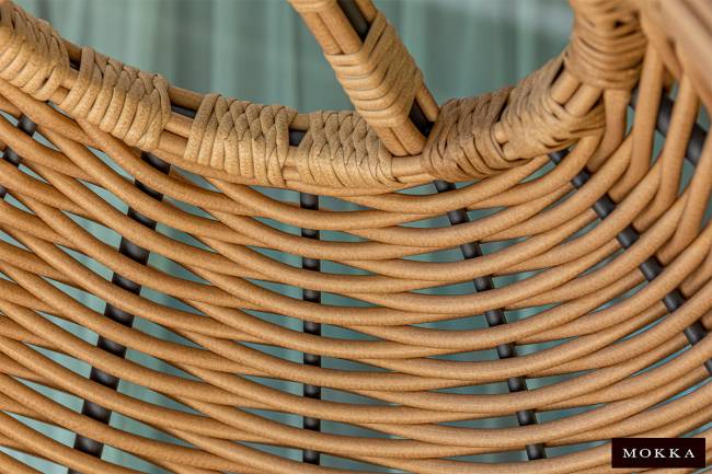 MOKKA МАЙОРКА / MAJORCA подвесное кресло, цвет соломенный