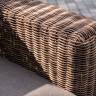 "Боно" лаунж-зона из искусственного ротанга, цвет коричневый