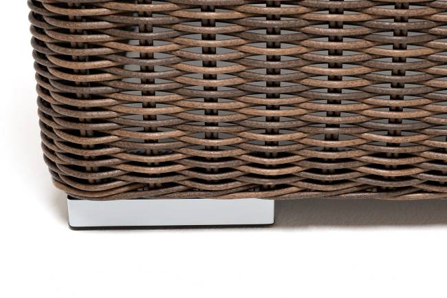 "Боно" лаунж-зона из искусственного ротанга, цвет коричневый