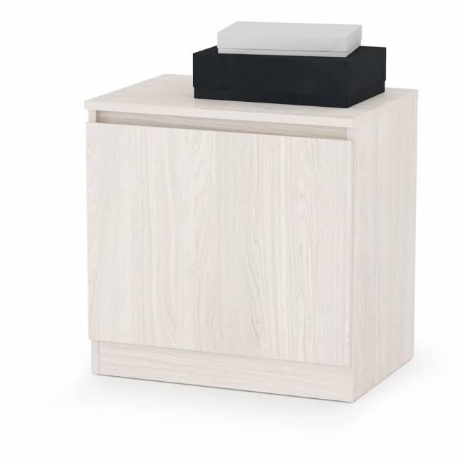 Шкаф комбинированный и обувница с вешалкой для верхней одежды Ника цвет ясень анкор светлый Шкаф комбинированный и обувница с вешалкой для верхней одежды Ника цвет ясень анкор светлый