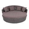 "Стильяно" плетеная кровать круглая, цвет графит "Стильяно" плетеная кровать круглая, цвет графит