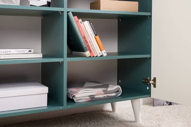 Комод-тумба Либера 16.230.01 цвет пасифай/белый, фасады с рисунком Тропический лес Комод-тумба Либера 16.230.01 цвет пасифай/белый, фасады с рисунком Тропический лес