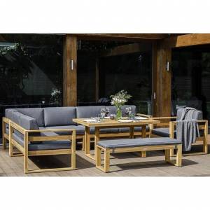 Лаунж зона BOOKA с обеденным столом