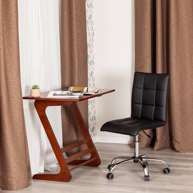 Кресло Зеро Сс/Zero Cc кож/зам, черный, 36-6 черный кож/зам