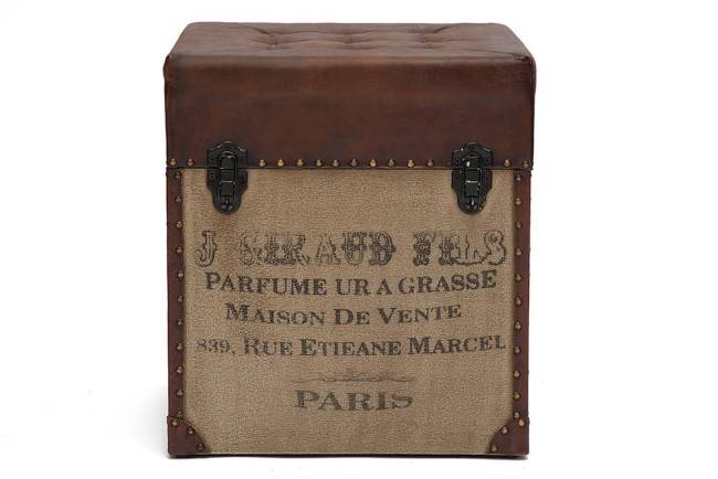 Пуф - сундук Secret de Maison Клич/Clichy (мод. M-9177) массив манго/кожа буйвола/ткань хлопок, 46х46х52см, коричневый/ткань: винтаж коричневый дерево манго/кожа буйвола/ткань хлопок Пуф - сундук Secret de Maison Клич/Clichy (мод. M-9177) массив манго/кожа буйвола/ткань хлопок, 46х46х52см, коричневый/ткань: винтаж коричневый дерево манго/кожа буйвола/ткань хлопок