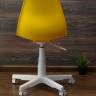 Кресло компьютерное Смузи белый/горчичный Кресло компьютерное Смузи белый/горчичный