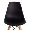 Стул барный Синди Бар Чаир/Cindy Bar Chair (мод.80-1)/1 шт. в упаковке дерево бук/металл/пластик, 50х51х109см, черный 3010/ натуральный черный дерево бук/металл/пластик