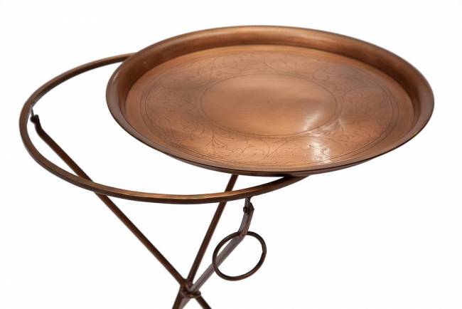 Набор из 2-х складных столиков Secret de Maison Деви/Dewi (мод. M-5259 AB) металл, 47х47х67/39х39х54см, античный медный античная медь металл