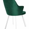 Стул DikLine 345 K13 изумруд, ножки белые