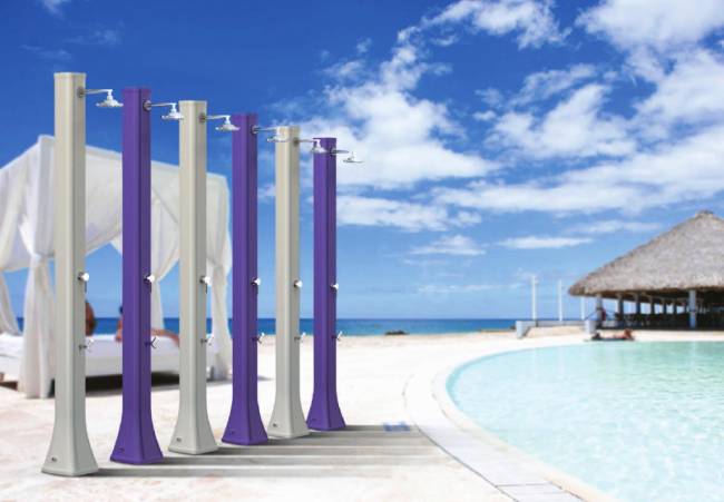 Душ солнечный Big Happy Five F 620 фиолетовый 290х260х2150 мм