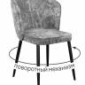 Стул DikLine 348 поворотный M13 светло-серый, ножки черные