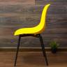 Стул Туссе чёрный /жёлтый