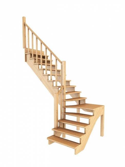 Деревянная лестница К-031м/2