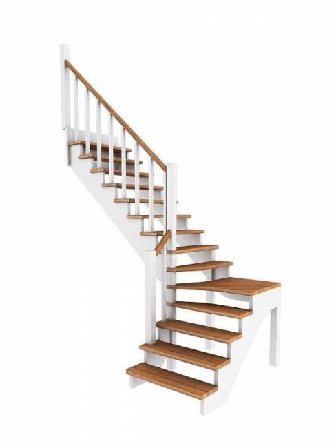 Деревянная лестница К-031м/2