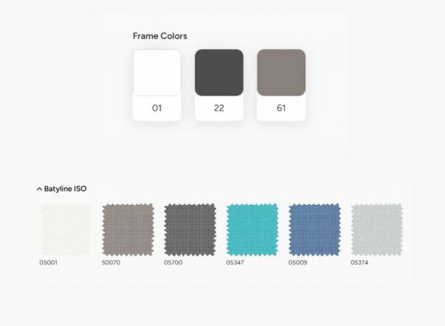 Шезлонг-лежак металлический Wave Paint антрацит 1910х715х300 мм