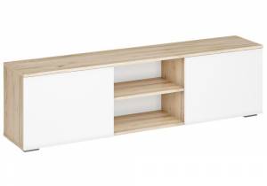 Алетра ТБ01-1600 дуб крафт серый / глянец белый