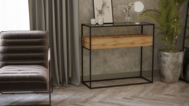 Консоль Калифорния Кассо К01 Дуб вотан Консоль Калифорния Кассо К01 Дуб вотан