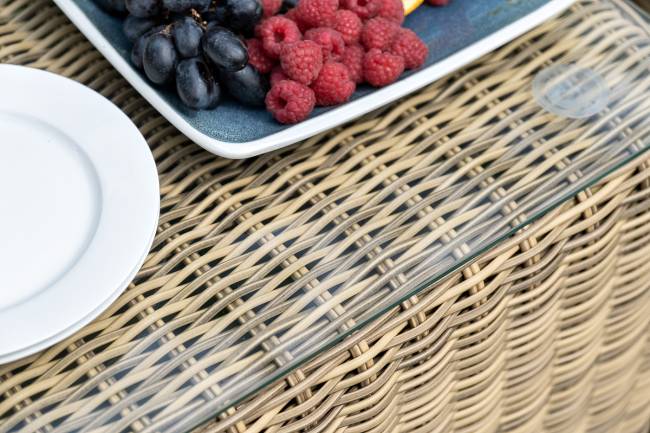 "Кон Панна" лаунж-зона из искусственного ротанга, цвет соломенный "Кон Панна" лаунж-зона из искусственного ротанга, цвет соломенный