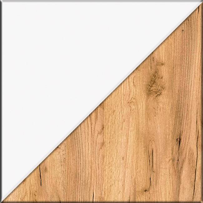 Две обувницы и комод Остин цвет белый шагрень/дуб крафт золотой