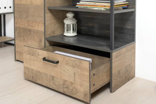 Стенка в гостиную Трувор № 54 с тумбой с подсветкой цвет дуб гранж песочный/интра Стенка в гостиную Трувор № 54 с тумбой с подсветкой цвет дуб гранж песочный/интра