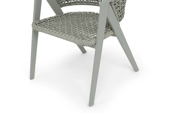 "Амстердам" плетеный стул из искусственного ротанга, цвет серый "Амстердам" плетеный стул из искусственного ротанга, цвет серый
