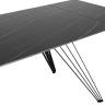 Стол обеденный Пандора раскладной 160-240*90 керамика темная