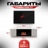 Тумба под ТВ с биокамином SteelHeat LIVORNO IMPULSE 140 см (корпус белый / фасады серый бетон)