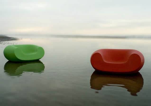 Кресло пластиковое Chubby Standard тортора 1300х1200х560 мм