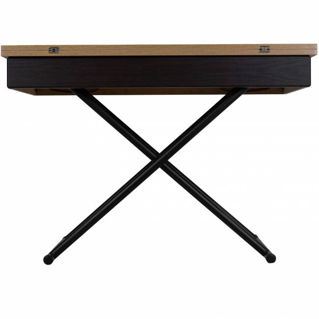 Стол-трансформер Лерон дуб крафт золотой/черный