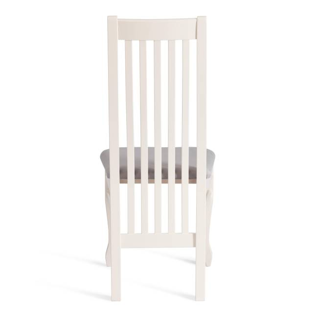 Стул Дольче/Dolce мягкое сиденье бук, 40х46х100см, айвори вайт, велюр тенерифе алтимейт грей белый бук