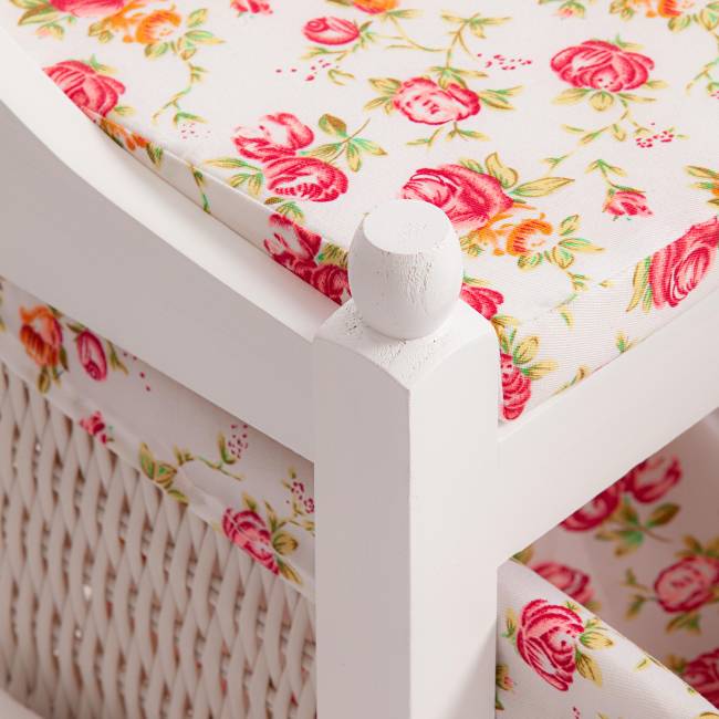 Обувница Secret de Maison Рими/Rimi с 2-я корзинами (мод.TT-BH003) МДФ+павловния, 80х33х47, белый Белый (White) МДФ+Павловния