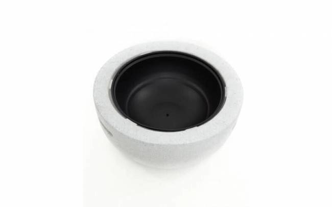 Hugett Fire Pit 1980 Серый камень/Чёрный